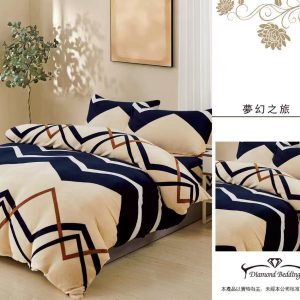 法蘭絨 鋪棉床包兩用被四件式組 【夢幻之旅】保暖 冬天必備 加高35cm